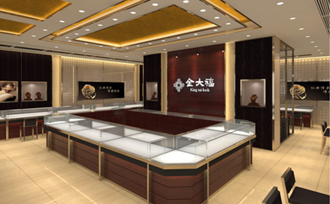 金大福珠寶展柜 金大福珠寶展柜