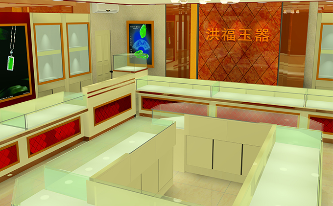 洪福玉器展柜 洪福玉器展柜