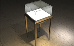 珠寶展柜轉角柜