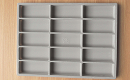 眼鏡展柜道具15格灰絨GX1001 眼鏡展柜道具15格灰絨GX1001